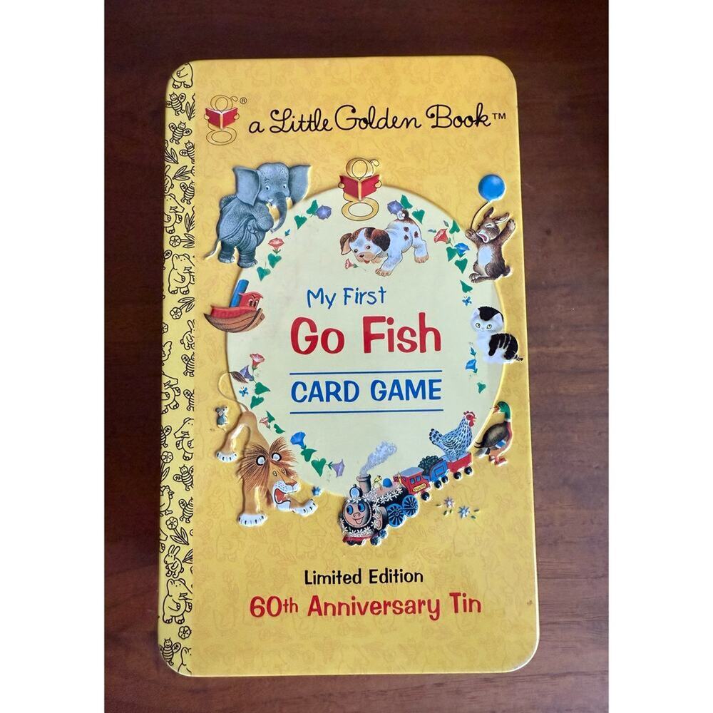 Briar Patch Golden Book Go Fish Card Game TIn  60th Anniversary